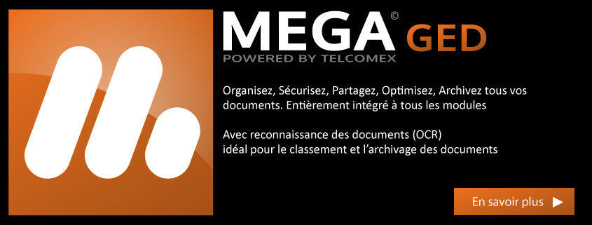 Mega GED logiciels complet pour expert-comptable et pour PME Suisse powered by Telcomex ICS Sàrl.